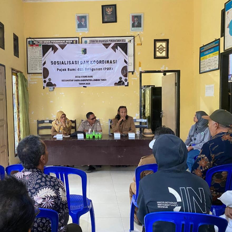 SOSIALISASI DAN KOORDINASI PAJAK BUMI DAN BANGUNAN (PBB) 